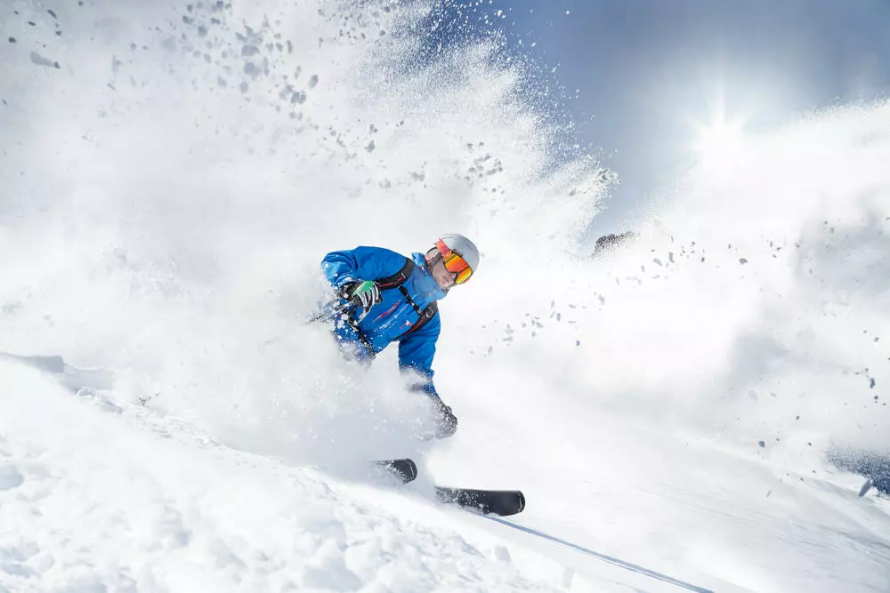 skiing at Ober Mountain