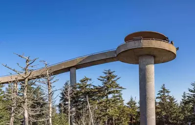 clingmans dome in the smoky mountains