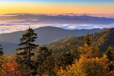 Great Smoky Mountains fall foliage