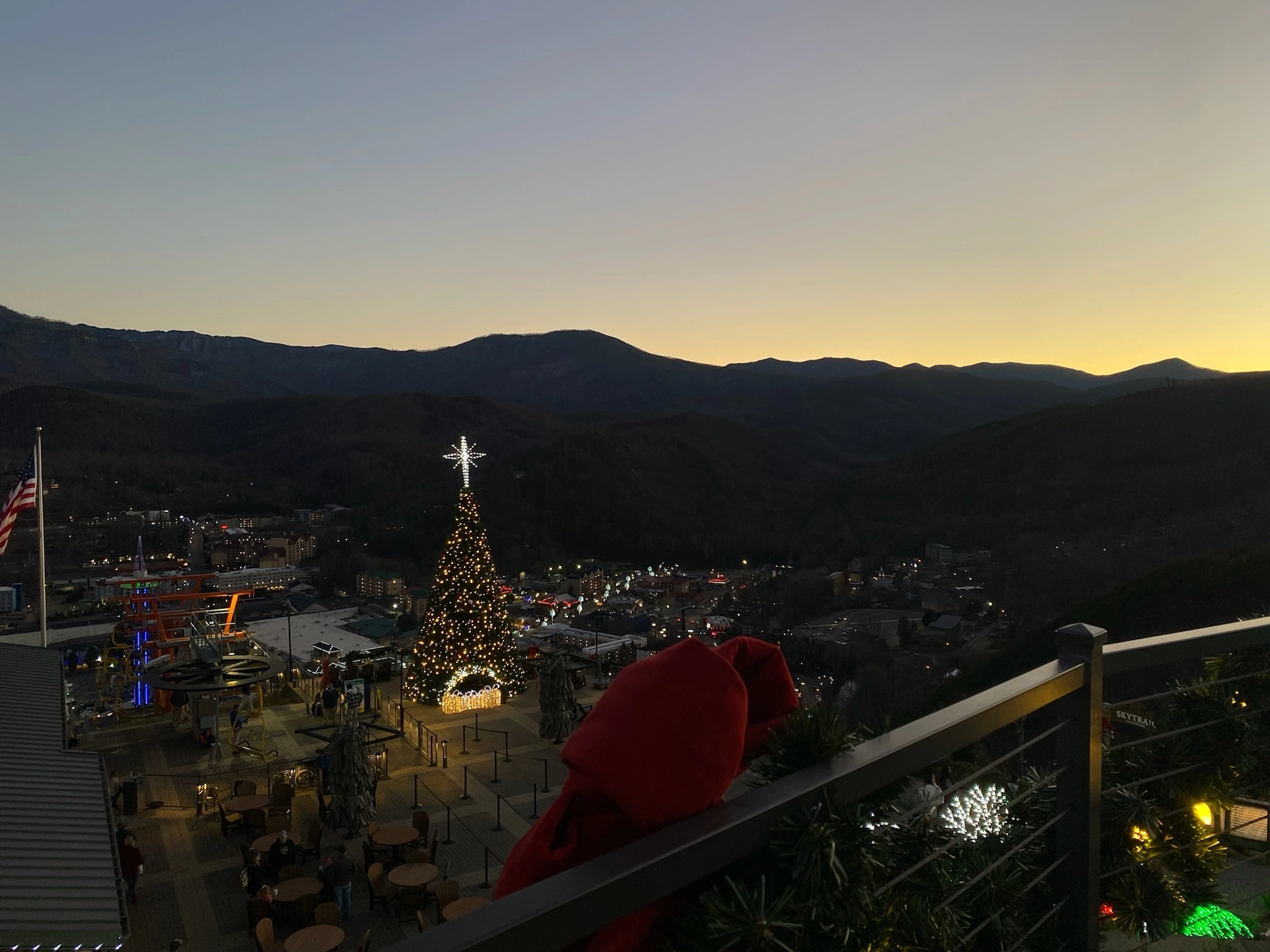 Christmas Tree at SkyPark